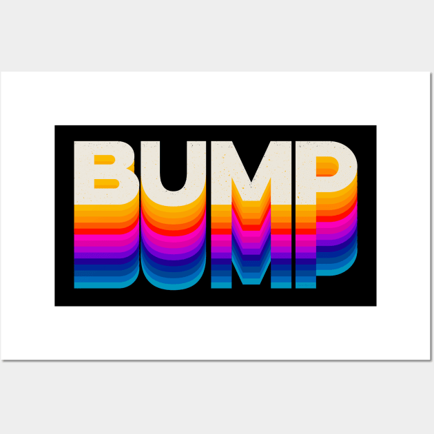 4 Letter Words - Bump Wall Art by DanielLiamGill